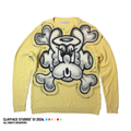 Skullface Yellow Knitted sweater